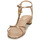 Schuhe Damen Sandalen / Sandaletten Lauren Ralph Lauren FALLON-SANDALS-FLAT SANDAL Golden