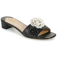 Schuhe Damen Pantoffel Lauren Ralph Lauren FAY FLOWER-SANDALS-FLAT SANDAL Weiß