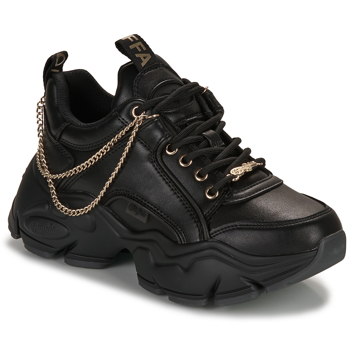 Schuhe Damen Sneaker Low Buffalo BINARY CHAIN 5.0 Golden
