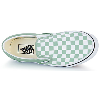 Vans Classic Slip-On COLOR THEORY CHECKERBOARD ICEBERG GREEN  