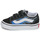 Schuhe Kinder Sneaker Low Vans Old Skool V PIXEL FLAME BLACK/BLUE Blau