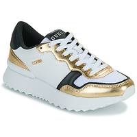 Schuhe Damen Sneaker Low Guess VINSA 2 Weiß / Golden