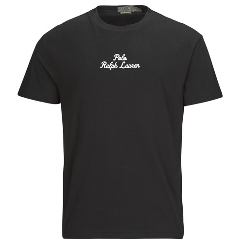 Kleidung Herren T-Shirts Polo Ralph Lauren T-SHIRT AJUSTE EN COTON POLO RALPH LAUREN CENTER Schwarz