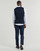 Kleidung Herren Pullover Polo Ralph Lauren PULL COTON CABLE COL V SANS MANCHE Marineblau