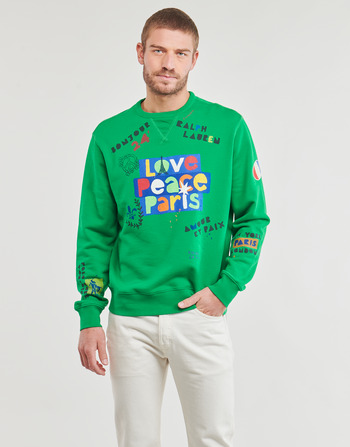 Kleidung Herren Sweatshirts Polo Ralph Lauren SWEATSHIRT WELCOME IN PARIS Bunt