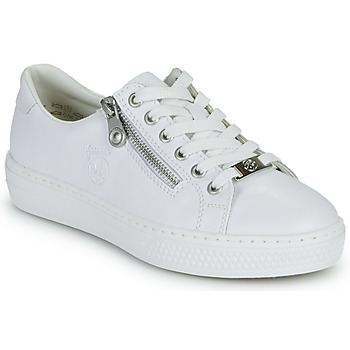 Schuhe Damen Sneaker Low Rieker  Weiß