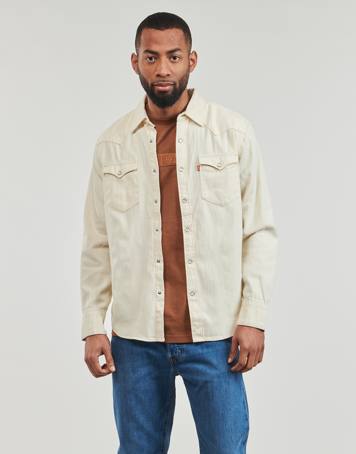 Vêtements Homme Chemises manches longues Levi's BARSTOW WESTERN STANDARD Lightweight 