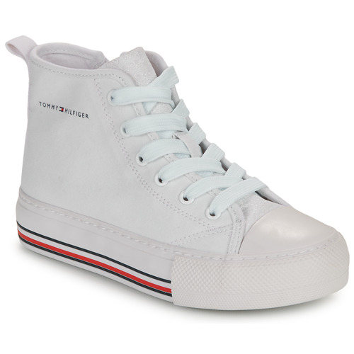 Schuhe Mädchen Sneaker High Tommy Hilfiger BEVERLY Weiß