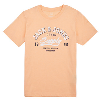 Kleidung Jungen T-Shirts Jack & Jones JJELOGO TEE SS NECK 2 COL 23/24 NOOS JNR Orange