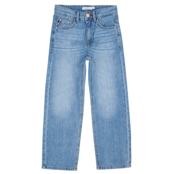 Kleidung Mädchen Straight Leg Jeans Name it NKFROSE HW STRAIGHT JEANS 9222-BE Blau