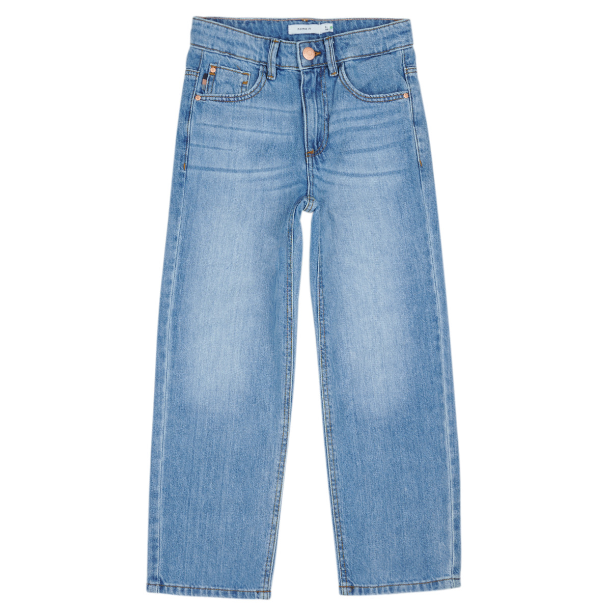 Abbigliamento Bambina Jeans dritti Name it NKFROSE HW STRAIGHT JEANS 9222-BE 