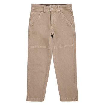 Kleidung Jungen Straight Leg Jeans Name it NKMSILAS TAPERED TWI PANT 1320-TP Beige