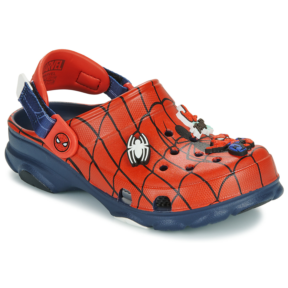 Schuhe Jungen Pantoletten / Clogs Crocs Team SpiderMan All TerrainClgK Marineblau