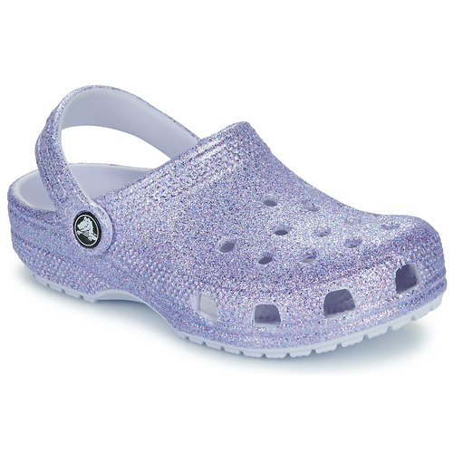 Schuhe Mädchen Pantoletten / Clogs Crocs Classic Glitter Clog K Glitzer