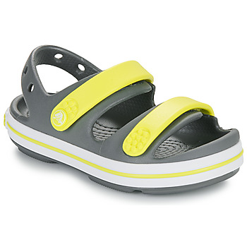 Schuhe Kinder Sandalen / Sandaletten Crocs Crocband Cruiser Sandal T Grau / Gelb
