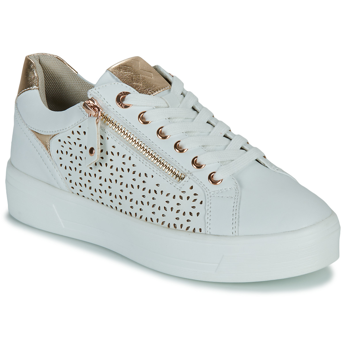 Schuhe Damen Sneaker Low Xti 142229 Weiß