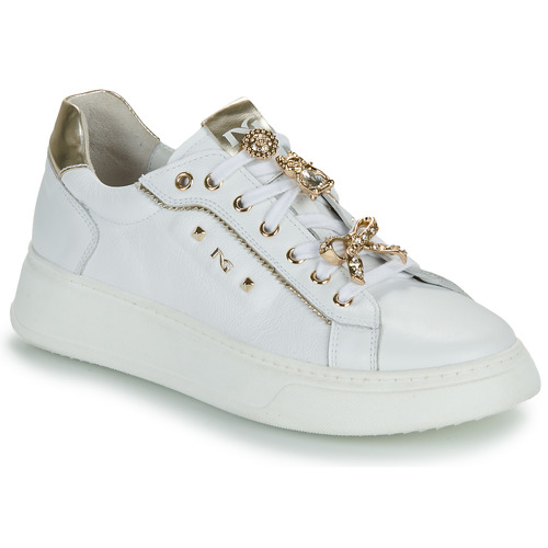 Schuhe Damen Sneaker Low NeroGiardini E409975D Weiß / Golden