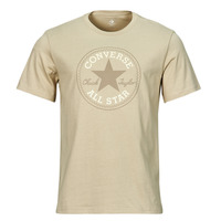 Vêtements T-shirts manches courtes Converse CHUCK PATCH TEE BEACH STONE / WHITE 