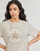 Vêtements T-shirts manches courtes Converse CHUCK PATCH TEE BEACH STONE / WHITE 