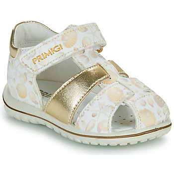 Schuhe Mädchen Sandalen / Sandaletten Primigi BABY SWEET Weiß / Golden