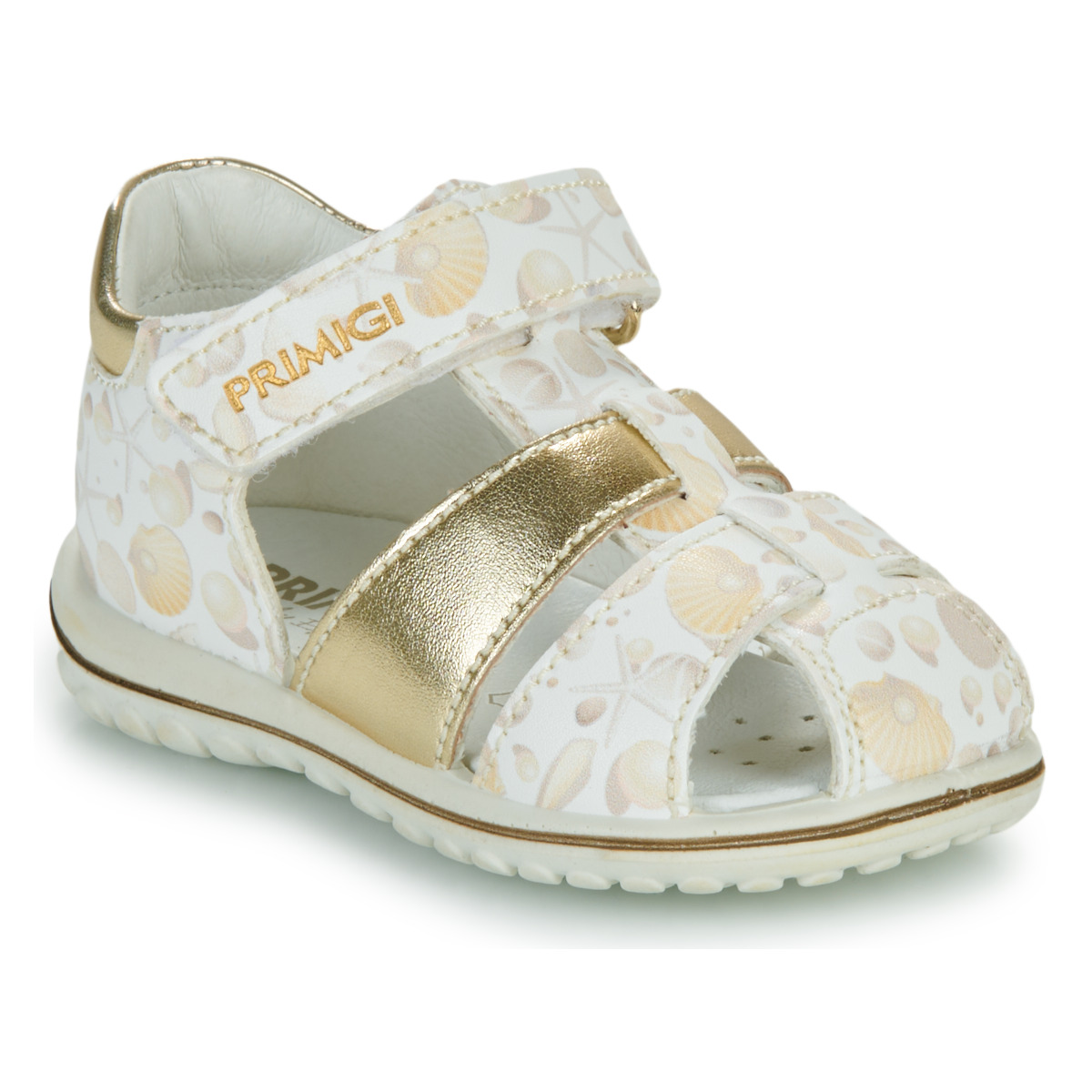 Schuhe Mädchen Sandalen / Sandaletten Primigi BABY SWEET Weiß / Golden