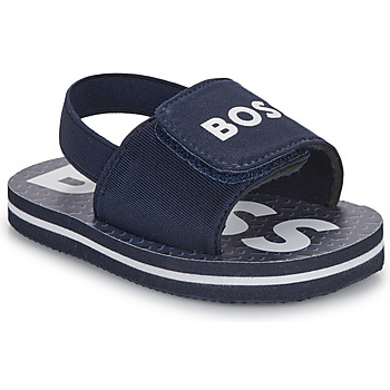 Schuhe Jungen Sandalen / Sandaletten BOSS ESSENTIEL 1 Marineblau