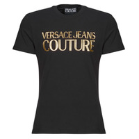 Kleidung Herren T-Shirts Versace Jeans Couture 76GAHT00 Golden