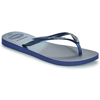 Schuhe Damen Zehensandalen Havaianas SLIM GLOSS Marineblau