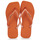 Schuhe Damen Zehensandalen Havaianas SLIM SQUARE GLITTER Orange