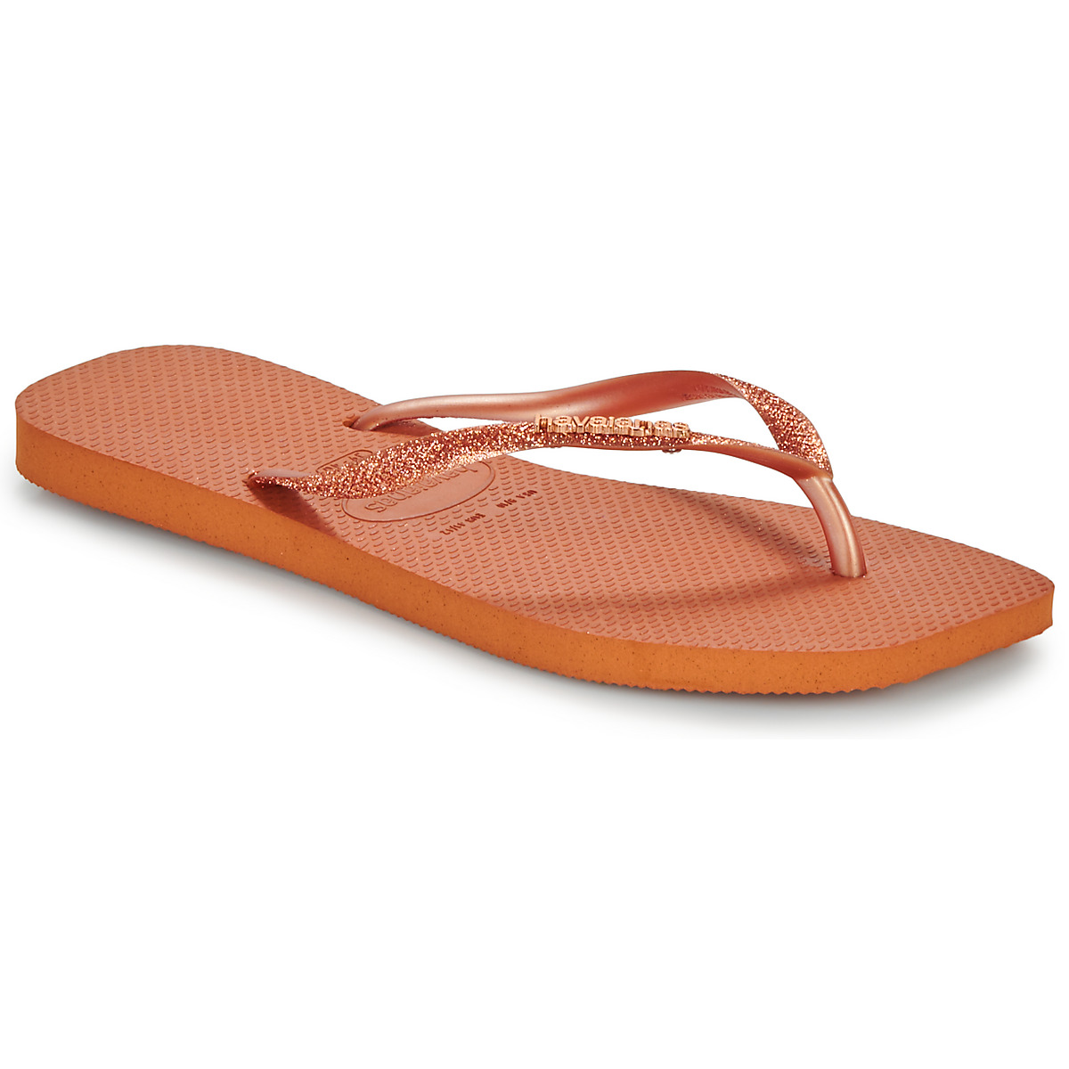 Chaussures Femme Tongs Havaianas SLIM SQUARE GLITTER 