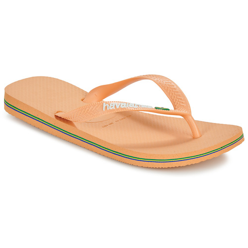 Schuhe Damen Zehensandalen Havaianas BRASIL LOGO Orange