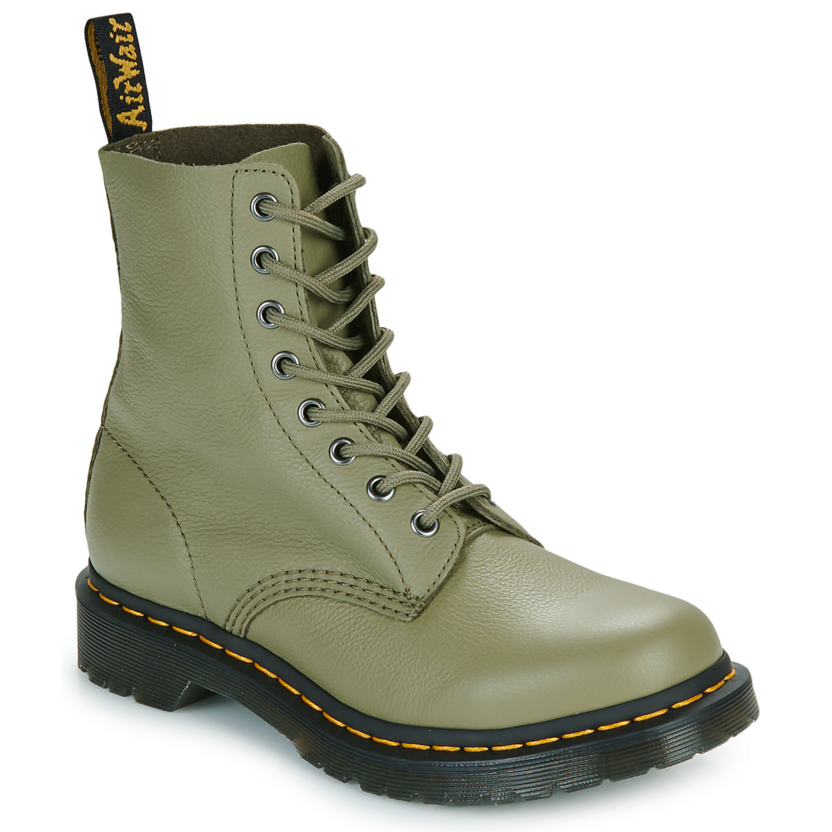 Chaussures Femme Boots Dr. Martens 1460 Pascal Muted Olive Virginia 