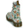 Schuhe Damen Boots Dr. Martens 1460 W Multi Floral Garden Print Backhand Weiß / Bunt