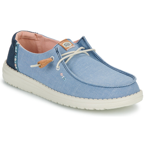 Chaussures Femme Slip ons HEYDUDE Wendy Chambray Boho 
