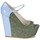 Chaussures Femme Escarpins John Galliano S54261 Bleu / Vert