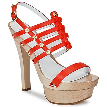 Schuhe Damen Sandalen / Sandaletten Versace DSL943T Rot