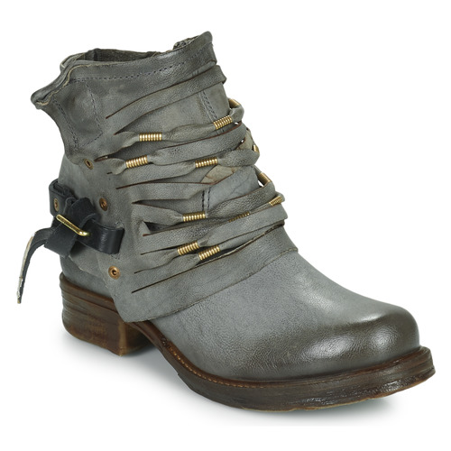 Chaussures Femme Boots Airstep / A.S.98 SAINT Noir fumé