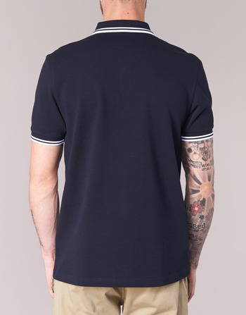 Fred Perry SLIM FIT TWIN TIPPED Marine / Bianco