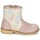 Schuhe Mädchen Boots Citrouille et Compagnie OUGAMO LIBERTY Rose / Blumenmuster