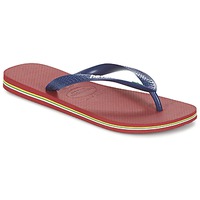 Schuhe Zehensandalen Havaianas BRASIL LOGO Marineblau / Rot