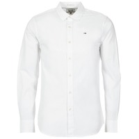 Kleidung Herren Langärmelige Hemden Tommy Jeans TJM ORIGINAL STRETCH SHIRT Weiß