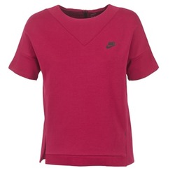Kleidung Damen Sweatshirts Nike TECH FLEECE CREW Bordeaux