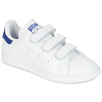 Scarpe Sneakers basse adidas Originals STAN SMITH CF Bianco / Blu