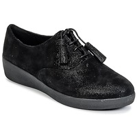 Chaussures Femme Derbies FitFlop CLASSIC TASSEL SUPEROXFORD Noir