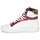 Scarpe Donna Sneakers alte Serafini SAN DIEGO Bianco / Rosso