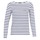 Abbigliamento Donna T-shirts a maniche lunghe Betty London IFLIGEME Bianco / Blu