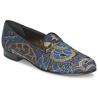 Schuhe Damen Slipper Etro 3046 Blau