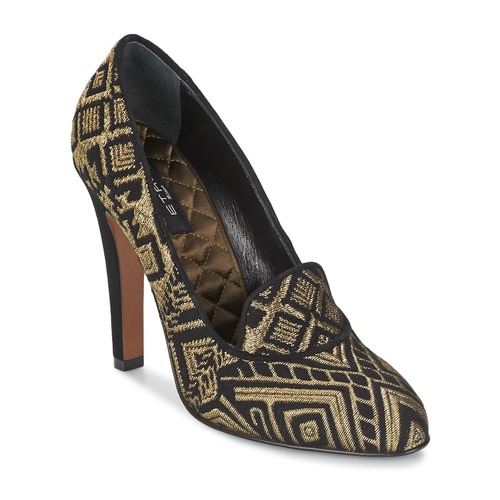 Chaussures Femme Escarpins Etro 3055 Noir / Or  