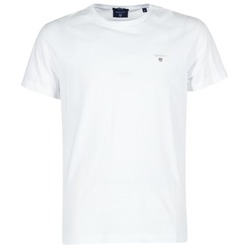 Kleidung Herren T-Shirts Gant THE ORIGINAL T-SHIRT Weiß
