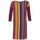 Kleidung Damen Kurze Kleider Benetton VAGODA Bordeaux / Bunt